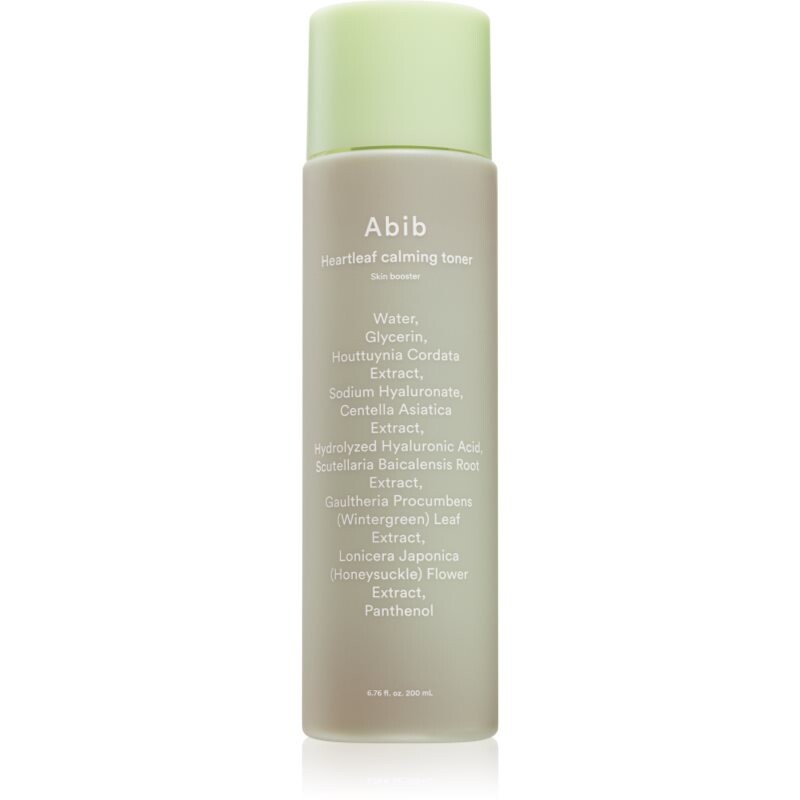 Abib Heartleaf Skin Booster Calming Toner moisturising skin toner with soothing effect 200 ml