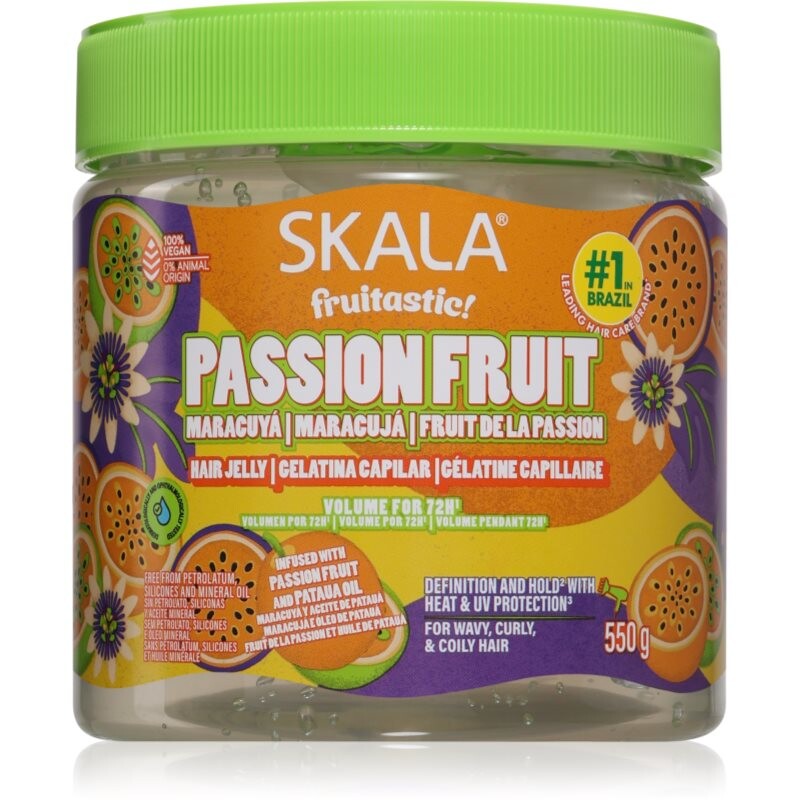 Skala Passion Fruit hair gel for curly hair 550 ml