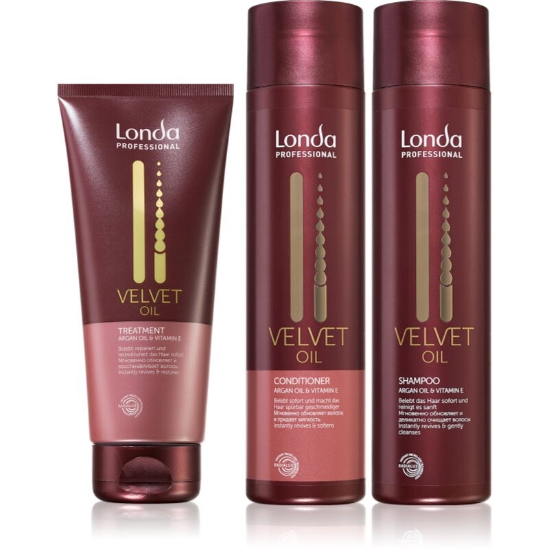 Londa Professional Velvet Oil Set set for damaged hair