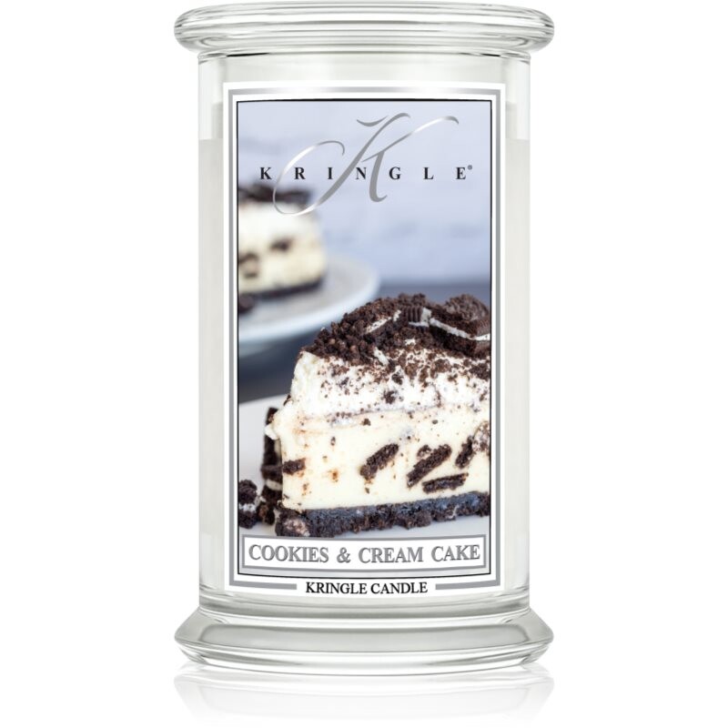 Kringle Candle Cookies & Cream Cake scented candle with cap 623 g