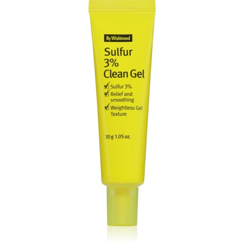 By Wishtrend Sulfur 3% Clean Gel light hydrating gel cream for oily acne-prone skin 30 g