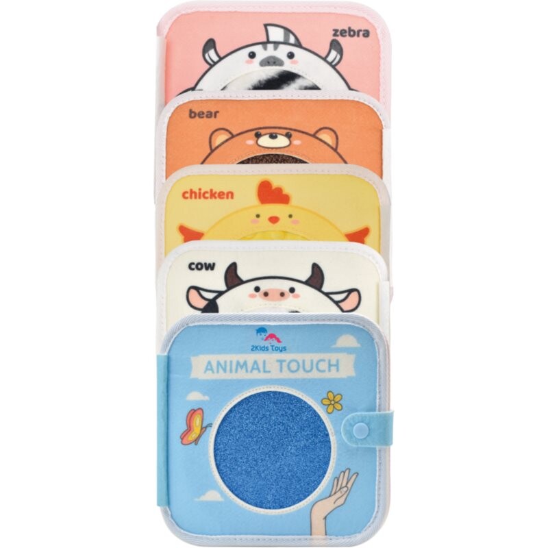 2Kids Toys Sensory Book Animals contrast educational book 1 pc