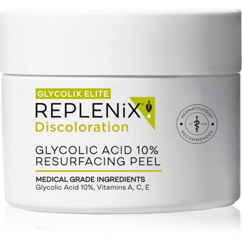 Replenix Discoloration face exfoliator with glycolic acid 60 pc