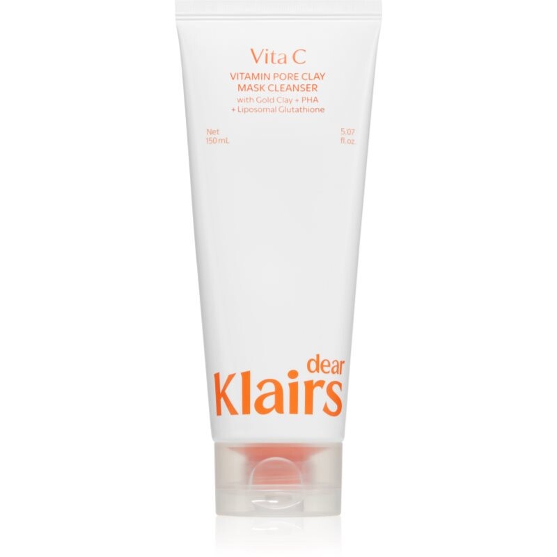 Dear Klairs Vitamin Pore Clay Mask Cleanser hydrating cleansing foam with a brightening effect 150 ml