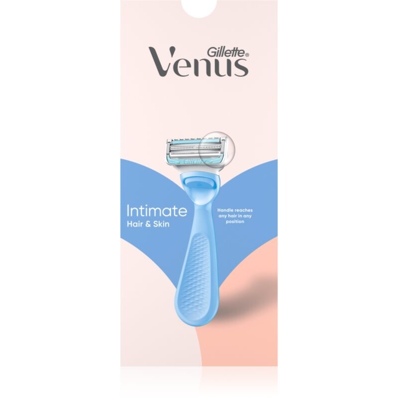 Gillette Venus Intimate women’s shaver to trim the bikini line + replacement heads 2 pc