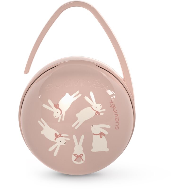 Suavinex Wonderland Duo Soother Case dummy box Pink Bunny 1 pc