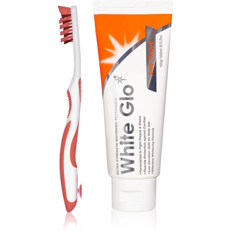 White Glo Anti-Plaque set for teeth