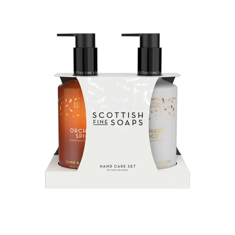 Scottish Fine Soaps Orchard Spice Hand Care Set gift set for hands
