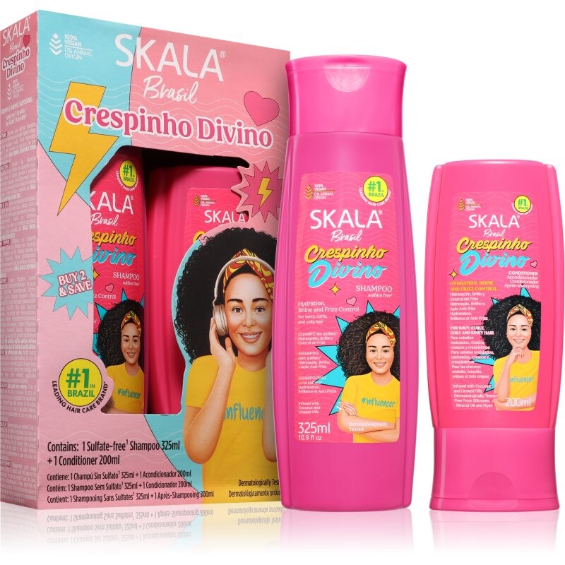 Skala Crespinho set for curly hair