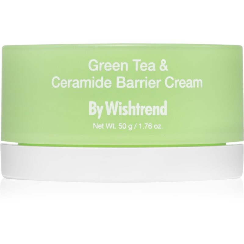 By Wishtrend Green Tea & Ceramide Barrier Cream deep moisturising cream to strengthen the skin barrier 50 g