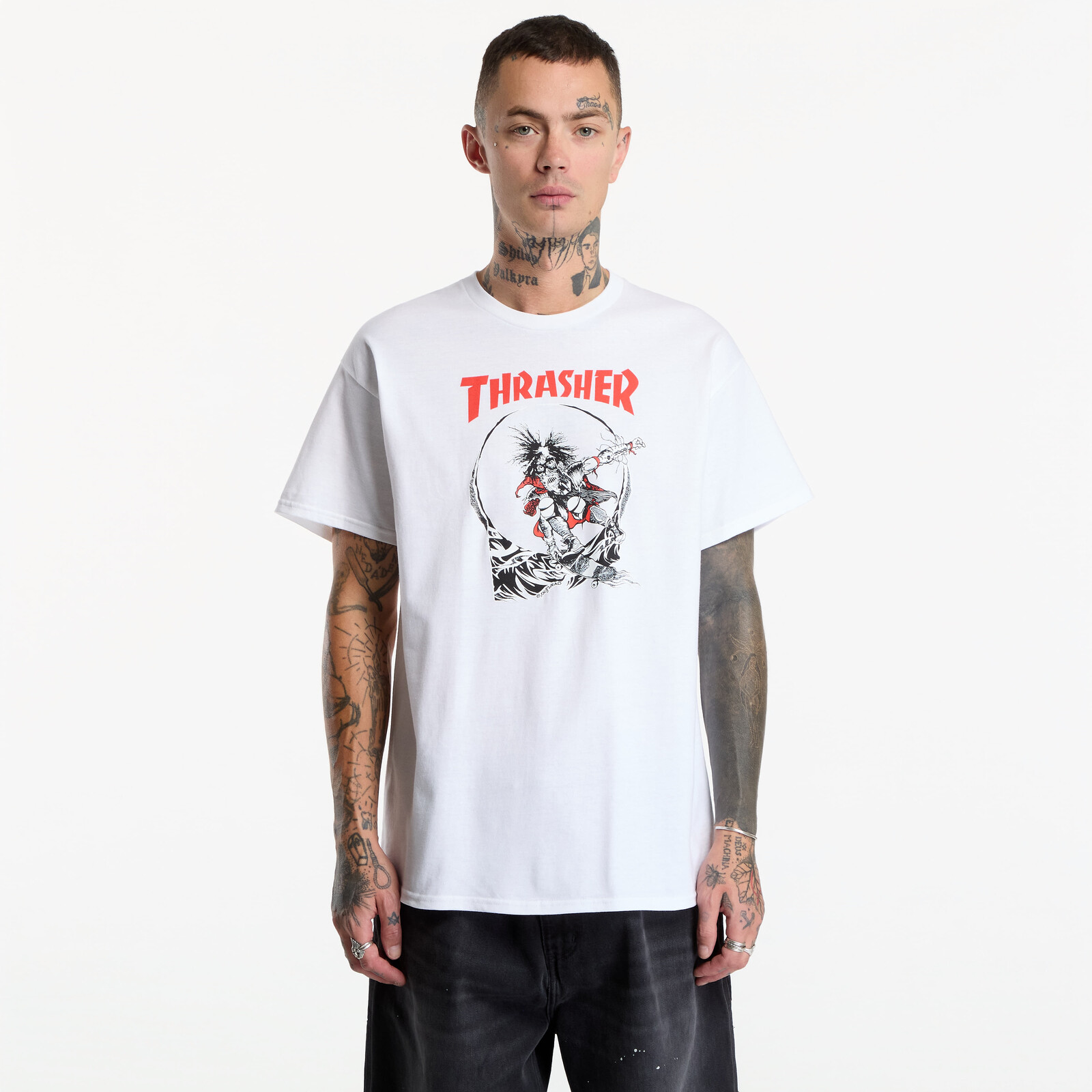 T-shirt Thrasher Outlaw T-Shirt White XXL