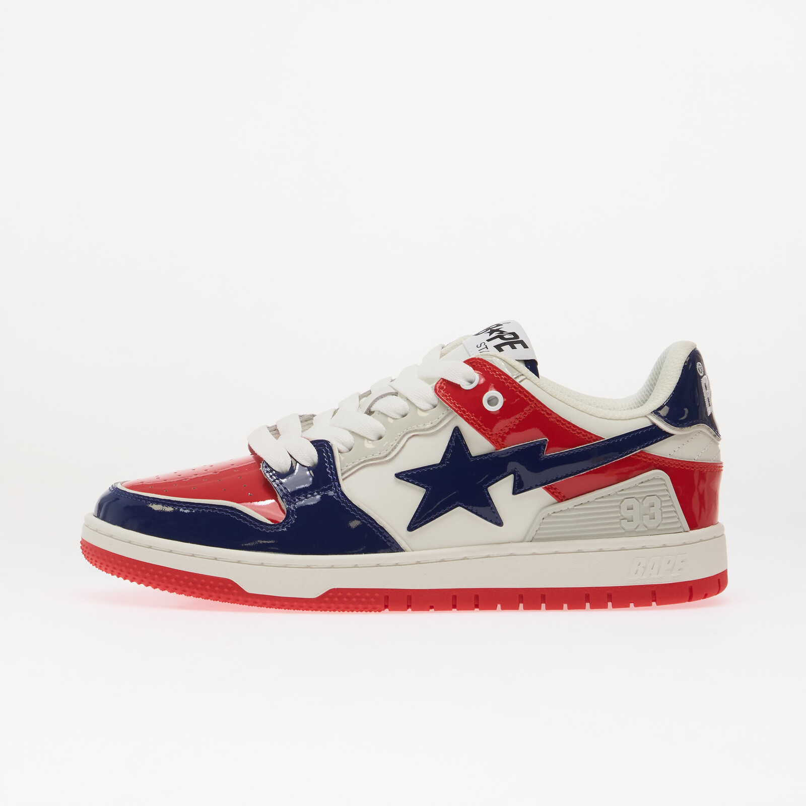 Sneakers A Bathing Ape Sk8 Sta 2 Red UK 6