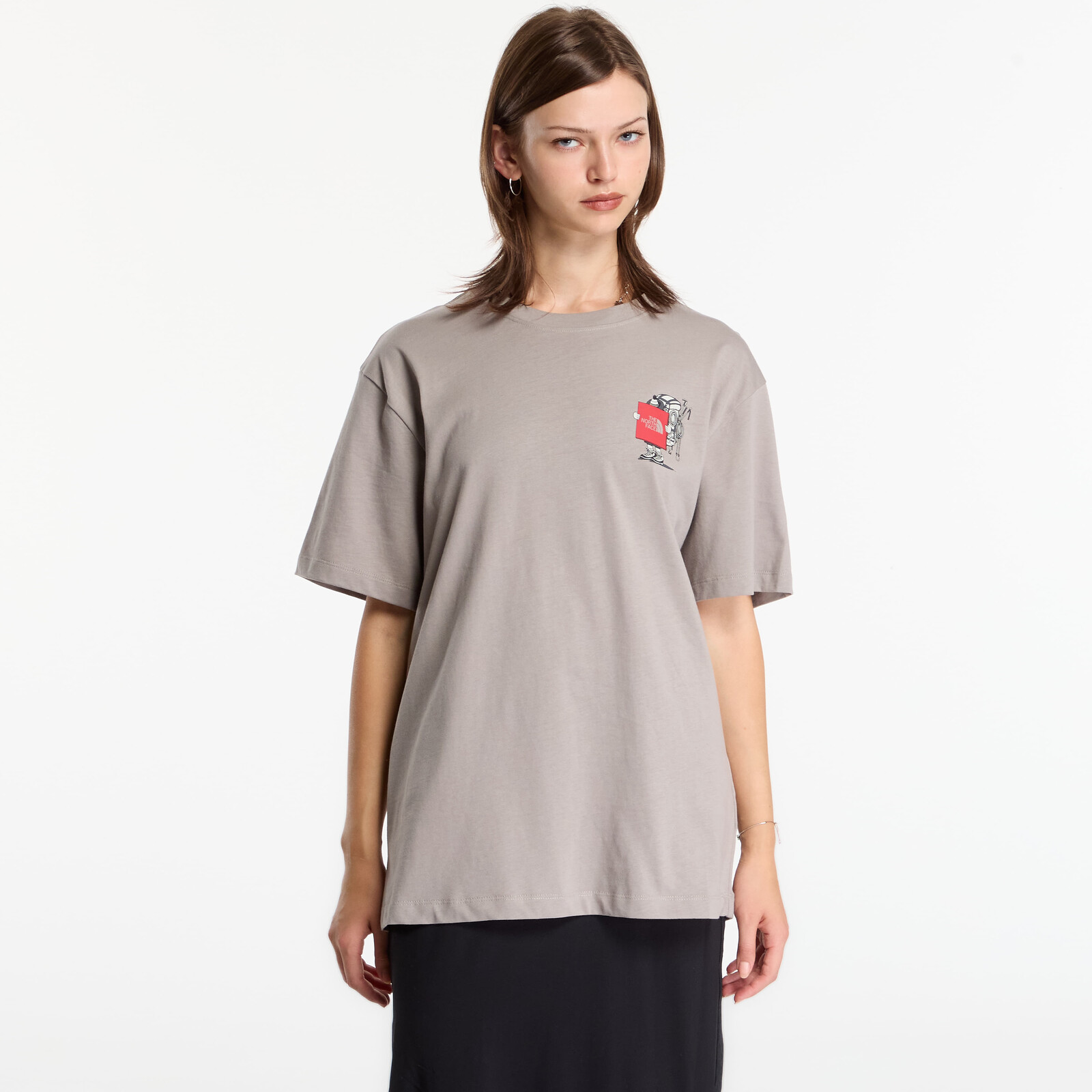 T-shirt The North Face Gear Up Get Out Relaxed SS Tee UNISEX Stone Slab M