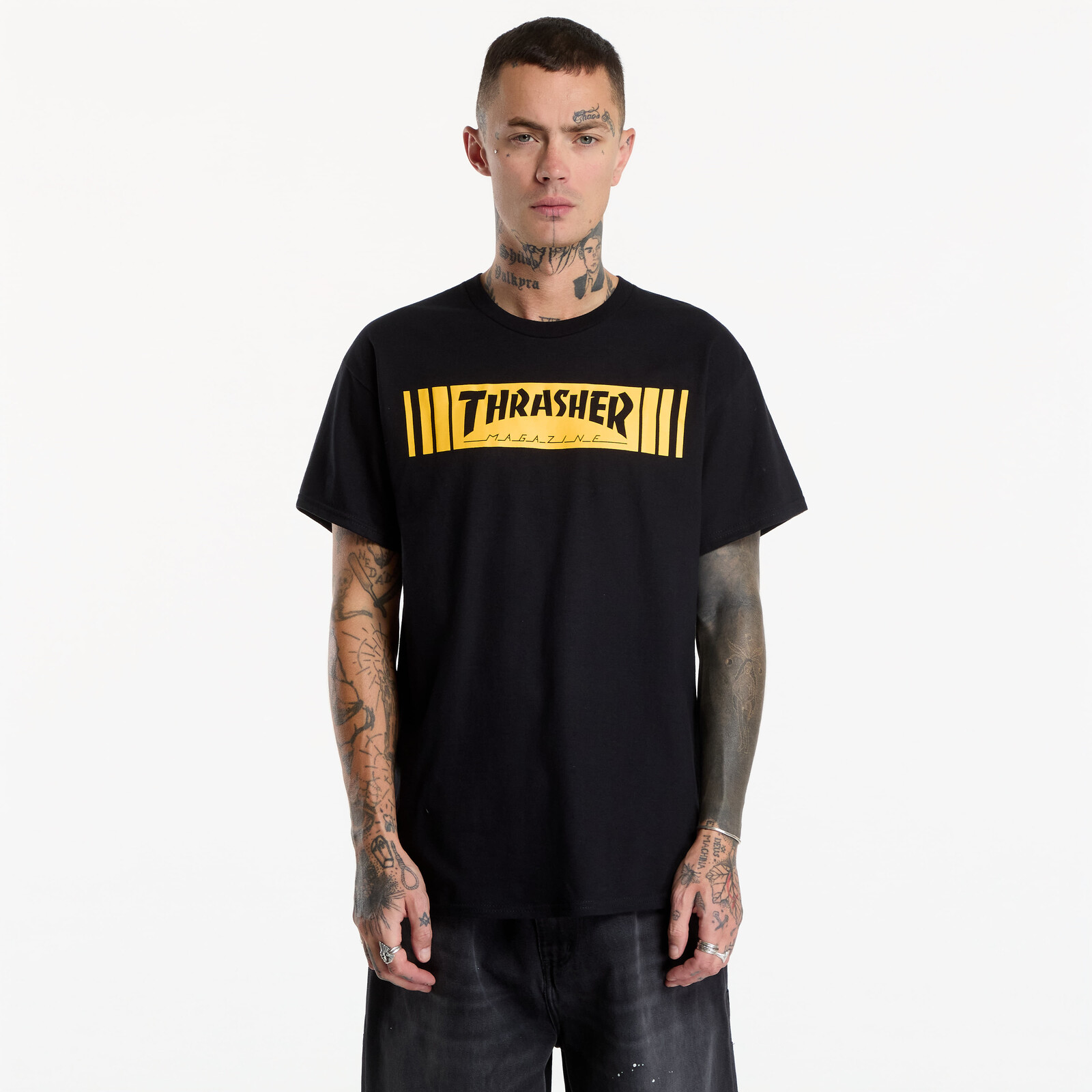T-shirt Thrasher Bar T-Shirt Black XXL