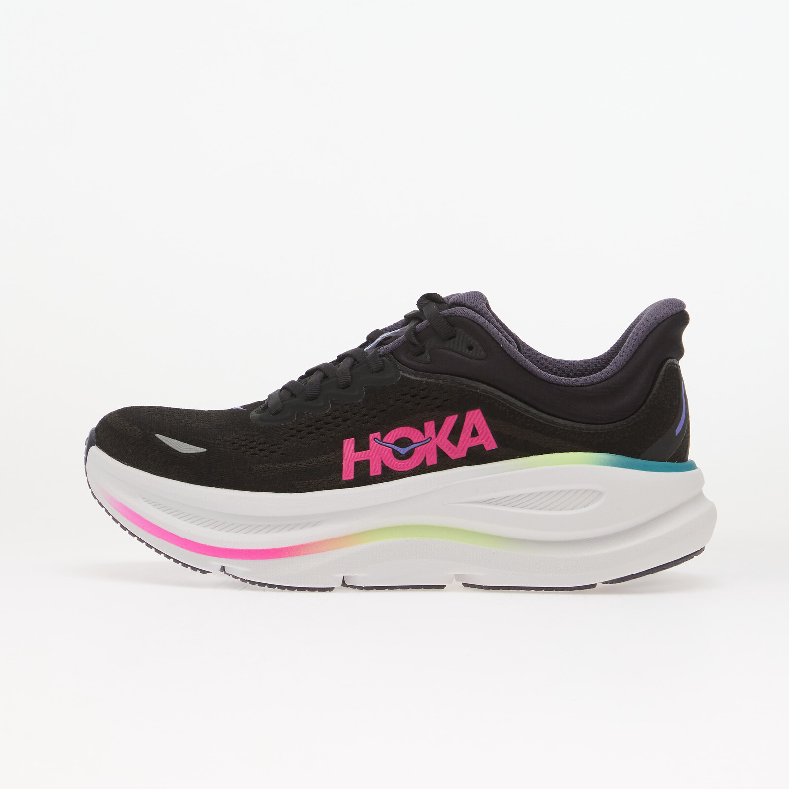 Sneakers Hoka® W Bondi 9 Black/ Neon Dragonfruit UK 6