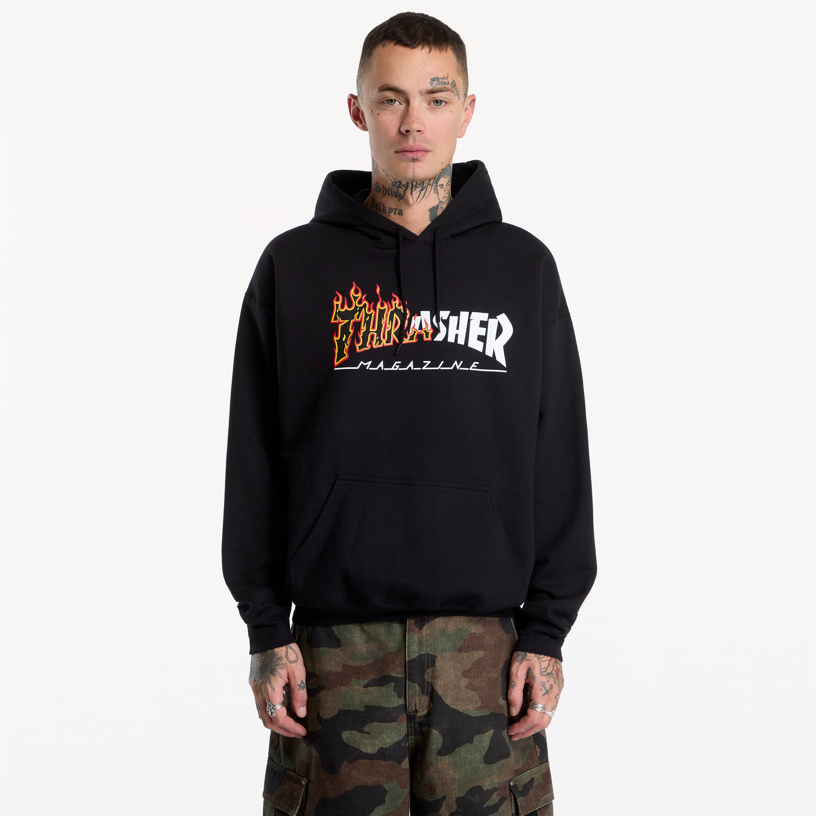 Sweatshirt Thrasher Ignite Hoodie Black XXL