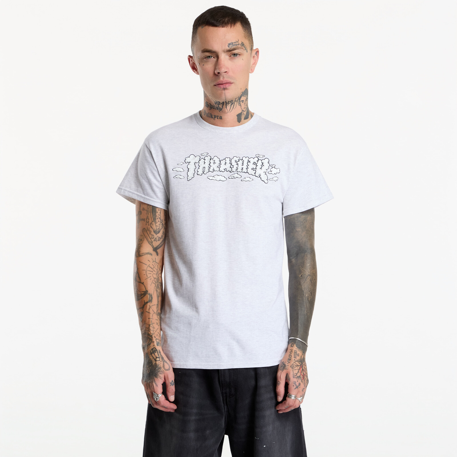 T-shirt Thrasher Clouds by Spanky T-Shirt Grey XXL