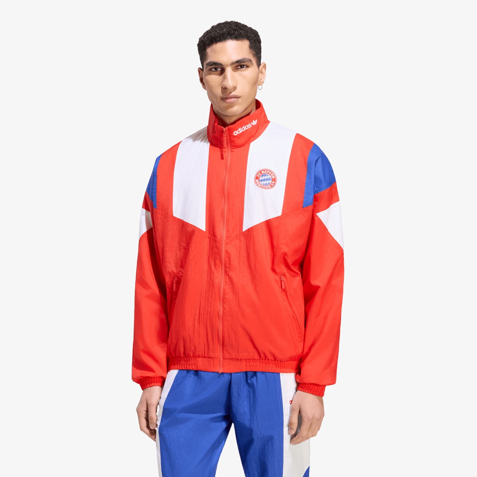 Jacket adidas FC Bayern Muenchen EQT Track Top Red/ White/ Semi Lucid Blue M