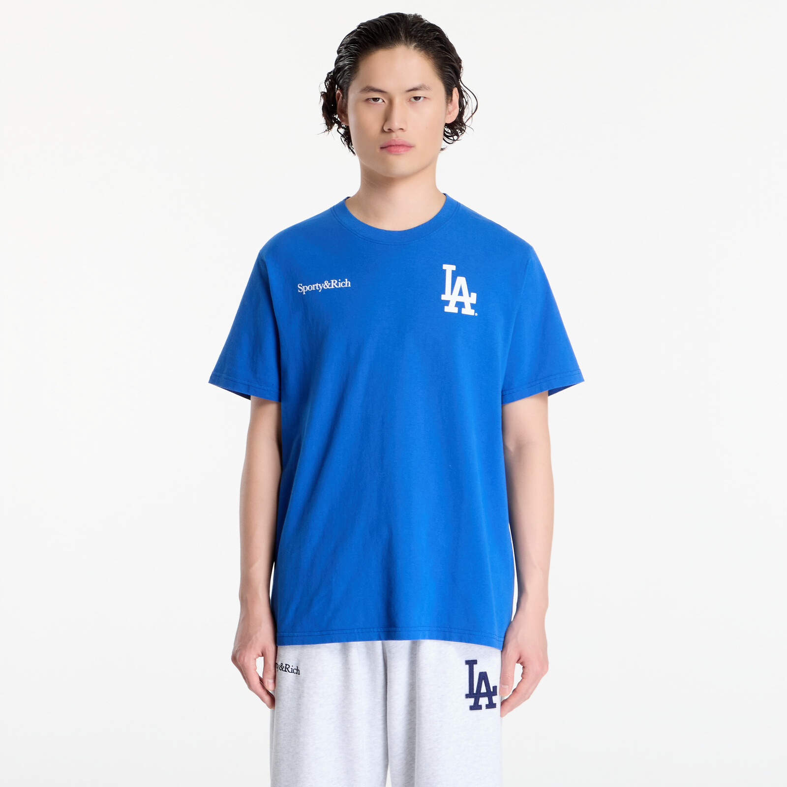 T-shirt Sporty & Rich Dodgers Serif Tshirt UNISEX Team Blue S
