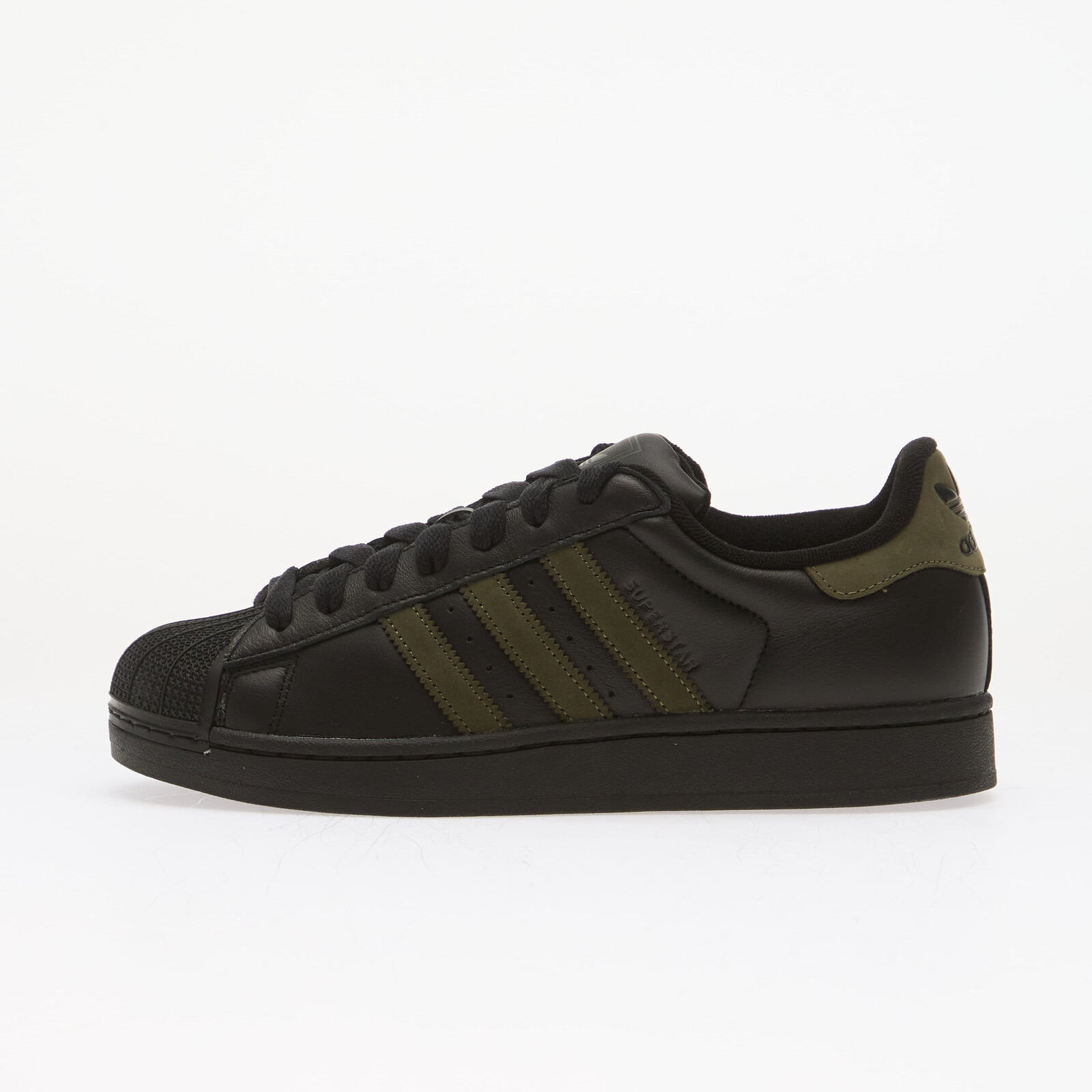 Sneakers adidas Superstar II Core Black/ Olive Strata/ Core Black UK 8.5