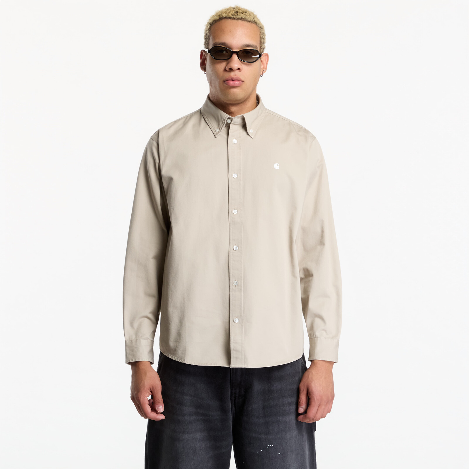 Shirt Carhartt WIP L/S OG Madison Shirt UNISEX Fleur De Sel XXL