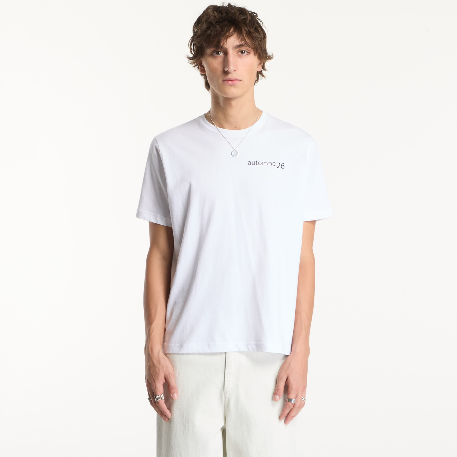 T-shirt Dime Grid T-Shirt White M