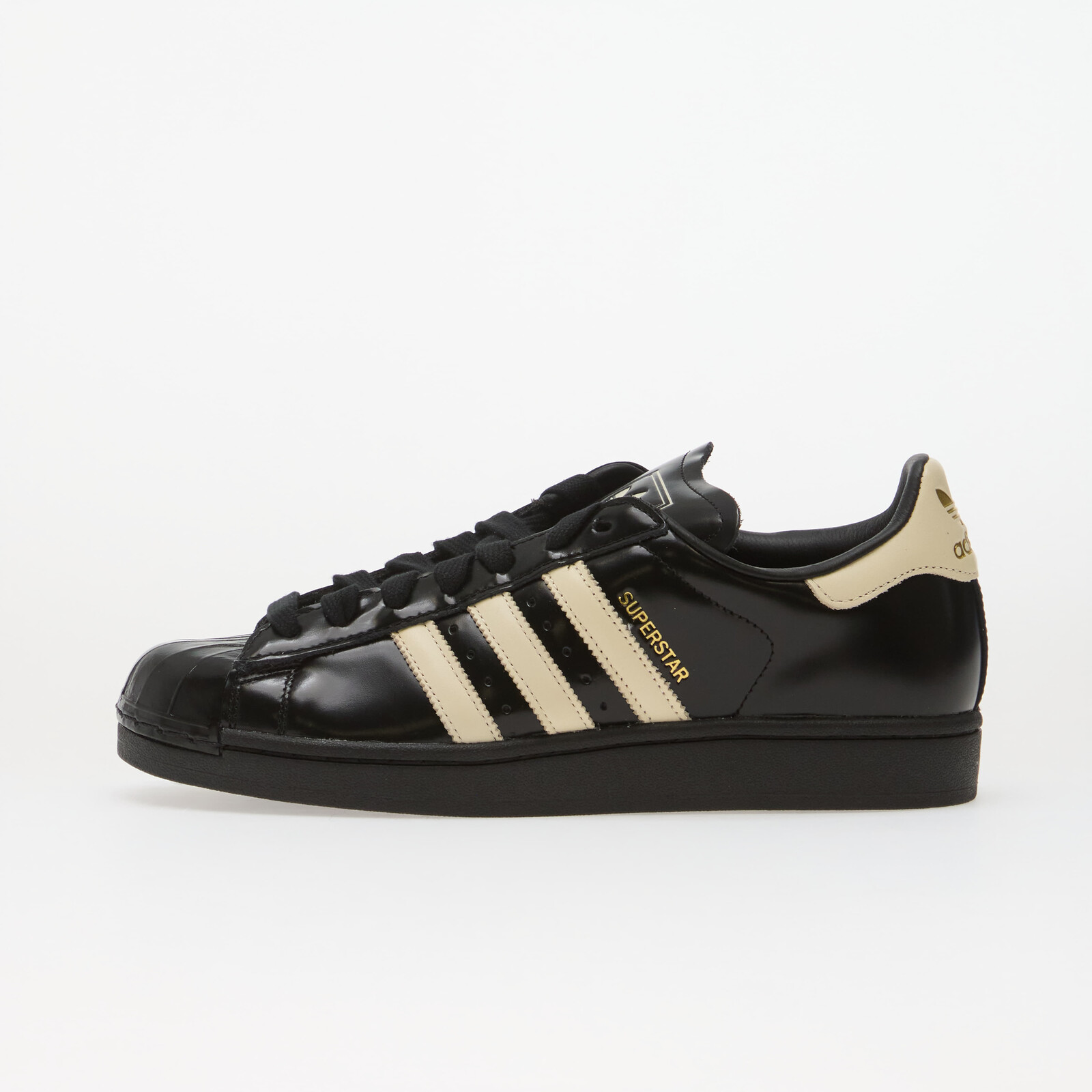 Sneakers adidas Superstar II Core Black/ Cream White/ Gold Met. UK 5