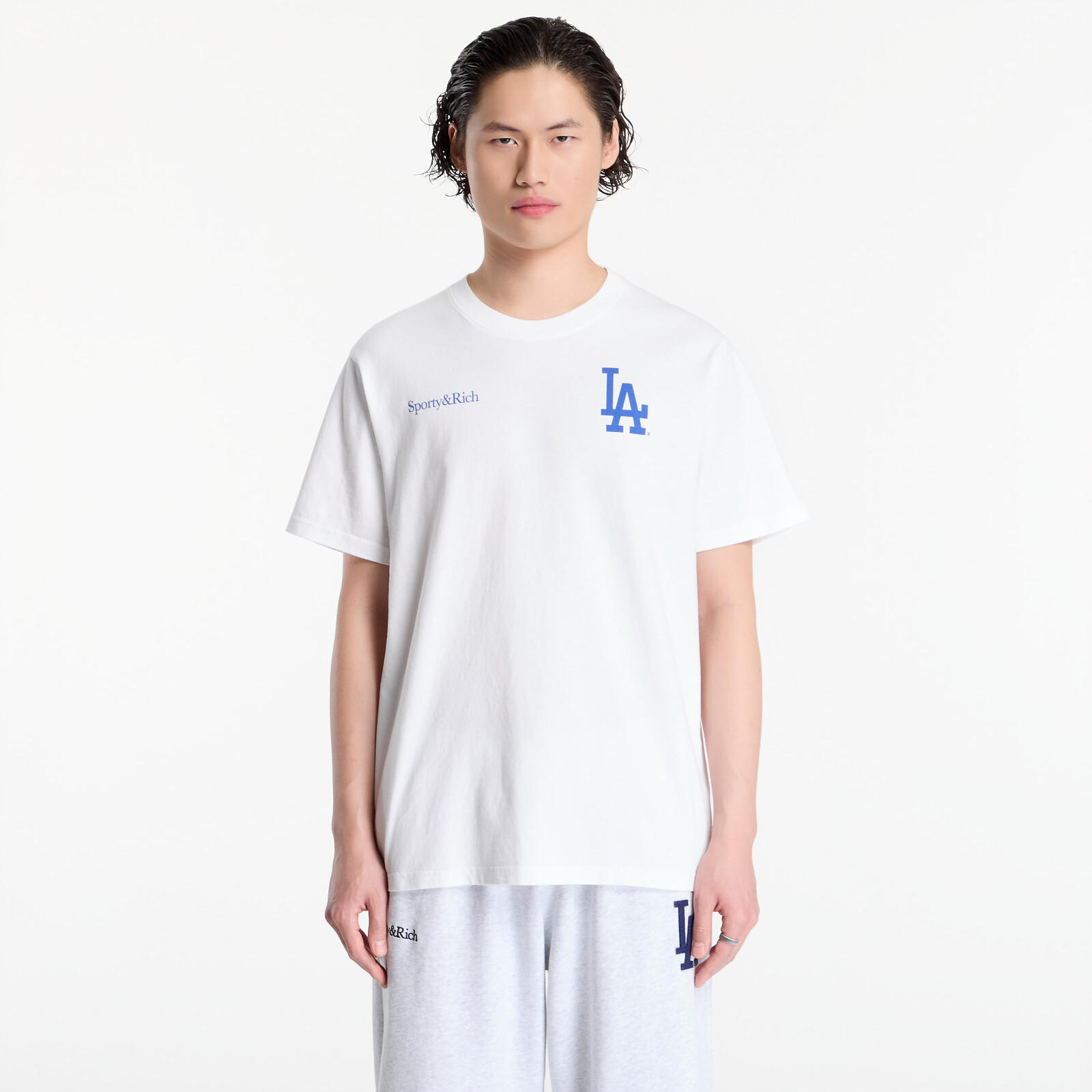 T-shirt Sporty & Rich Dodgers Serif Tshirt UNISEX White S