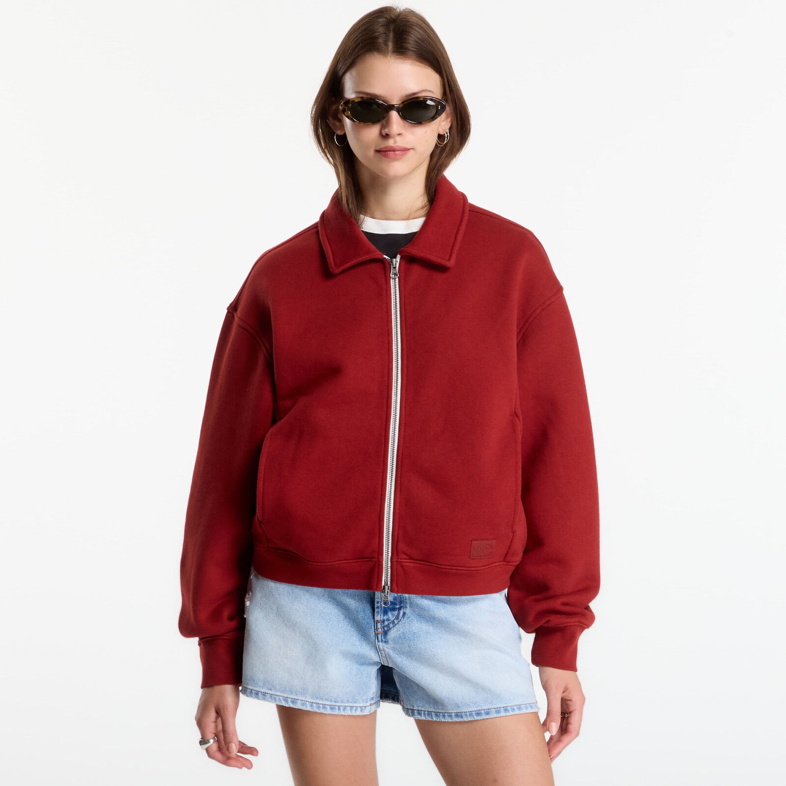 Sweatshirt Vans Alanna Fleece Jacket Poppy Ember L