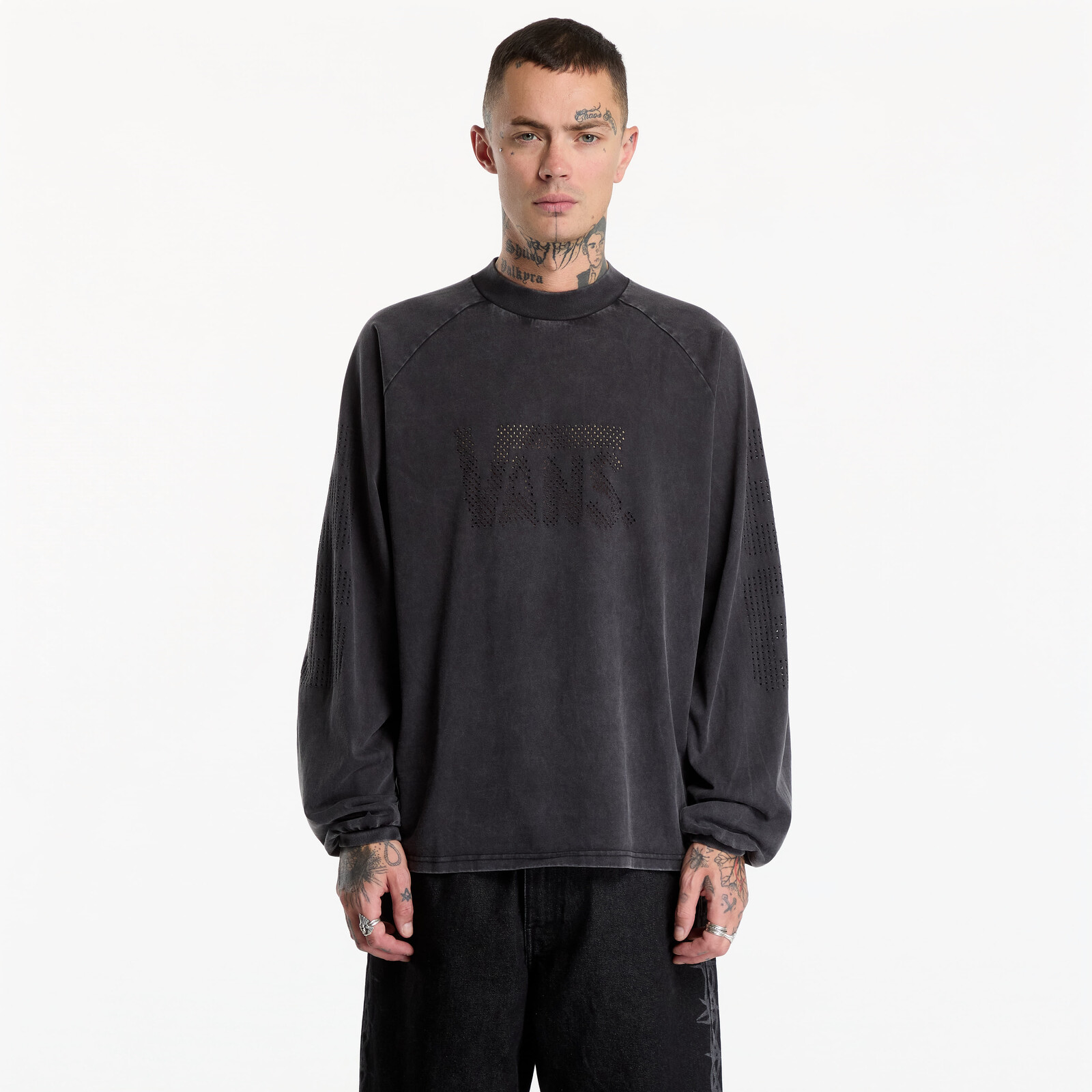 T-shirt Vans A.O.D. Lasered Longsleeve T-Shirt Black L