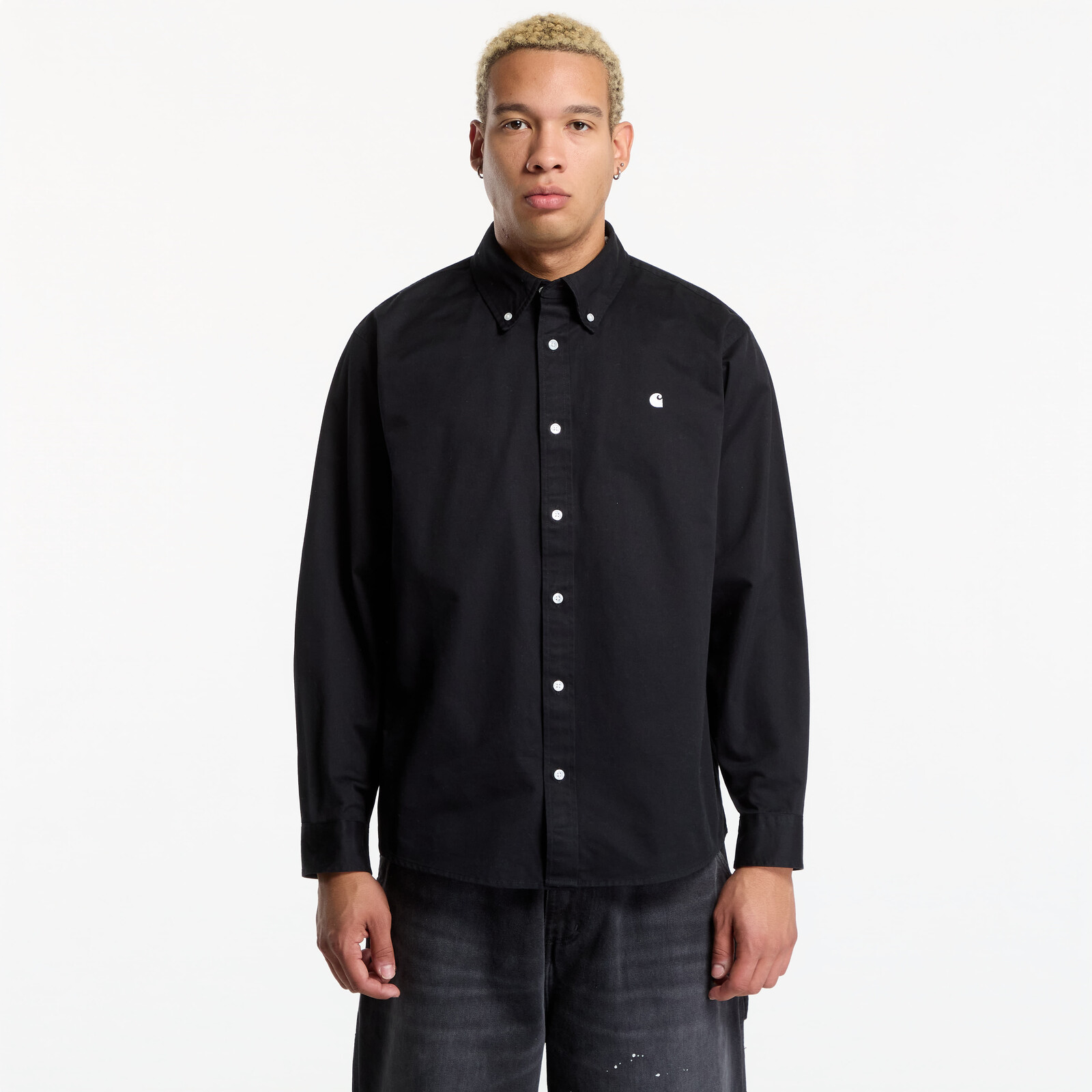 Shirt Carhartt WIP L/S OG Madison Shirt UNISEX Black XS