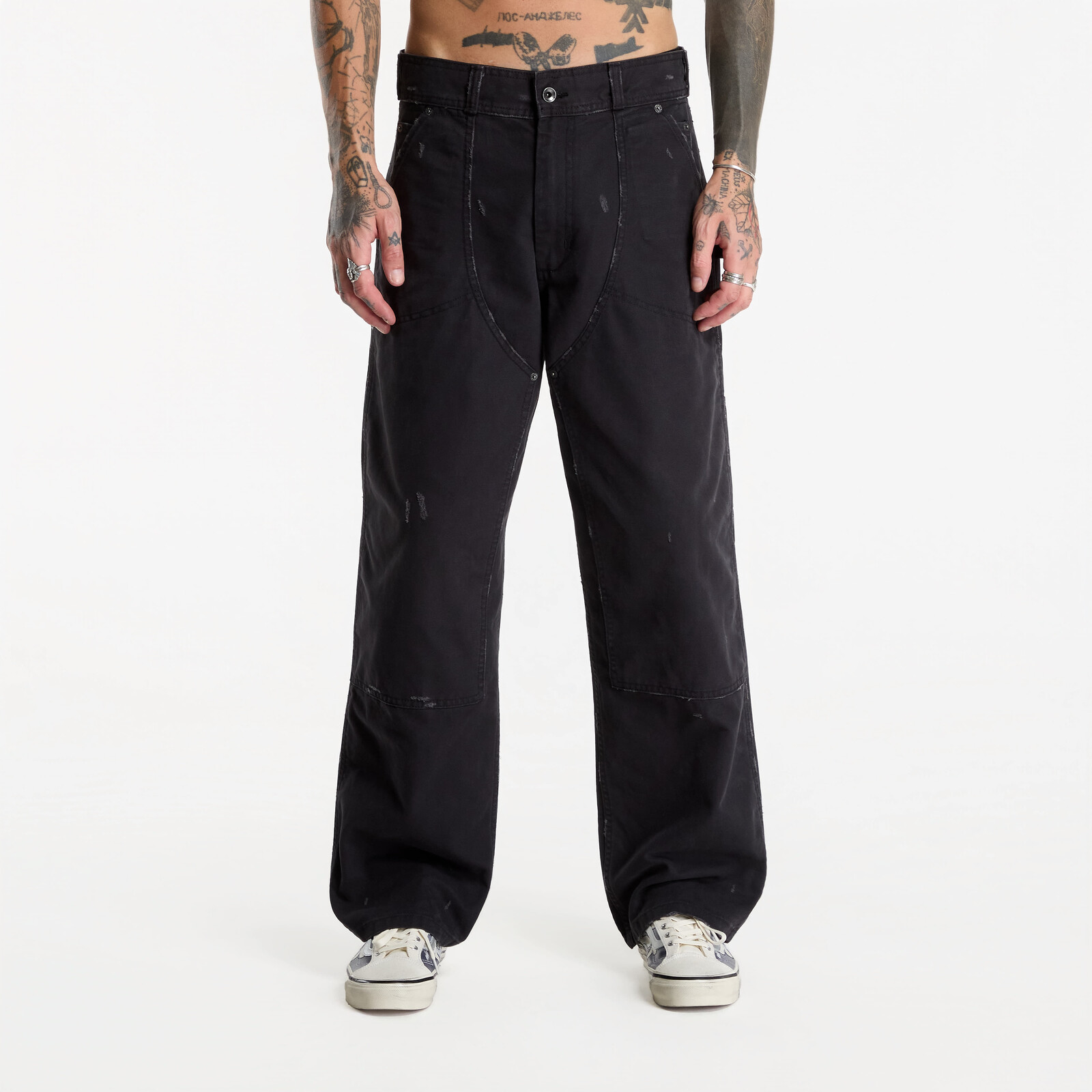 Pants Vans A.O.D. Distressed Double Knee Black 30