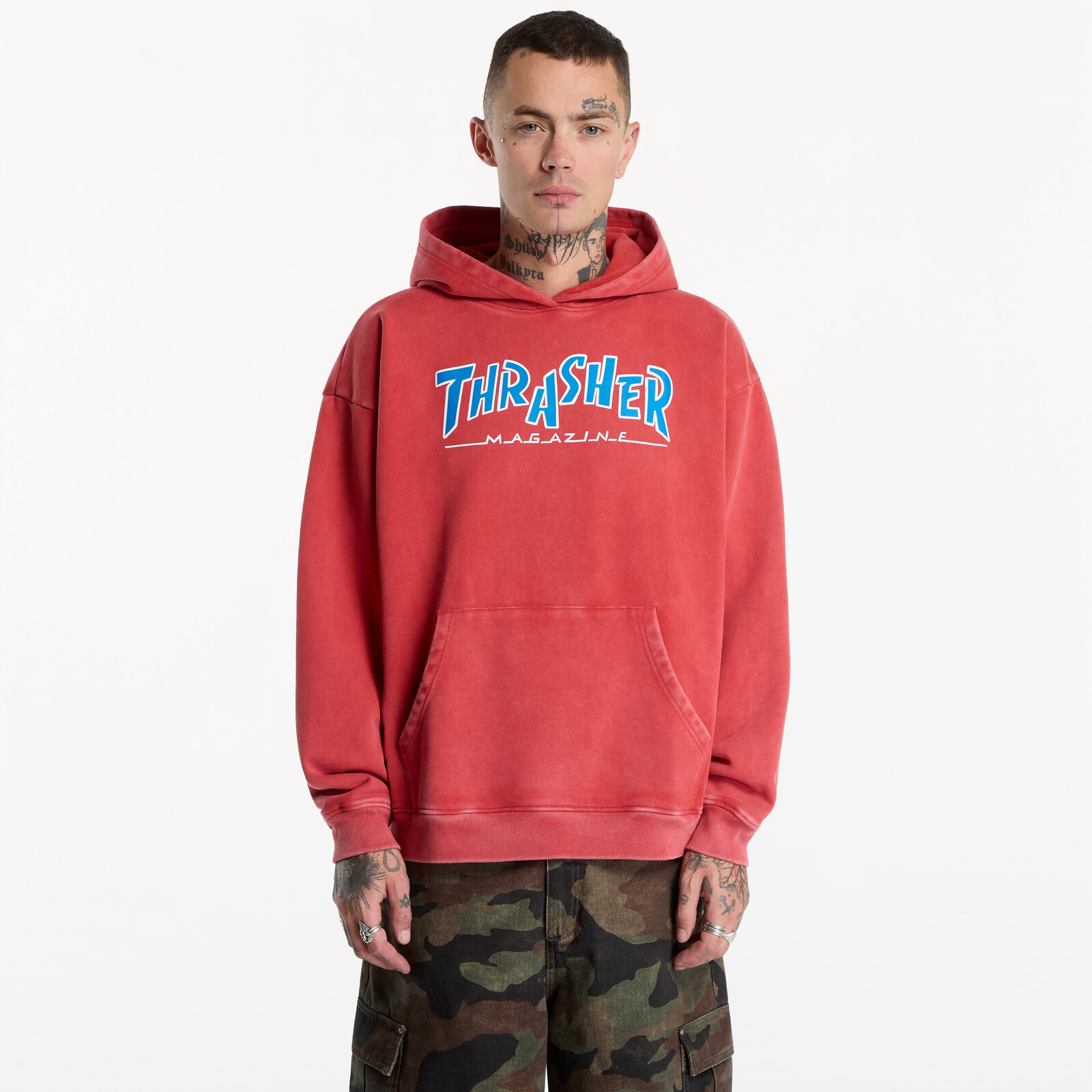 Sweatshirt Thrasher Parra Mag Vintage Hoodie Red XL