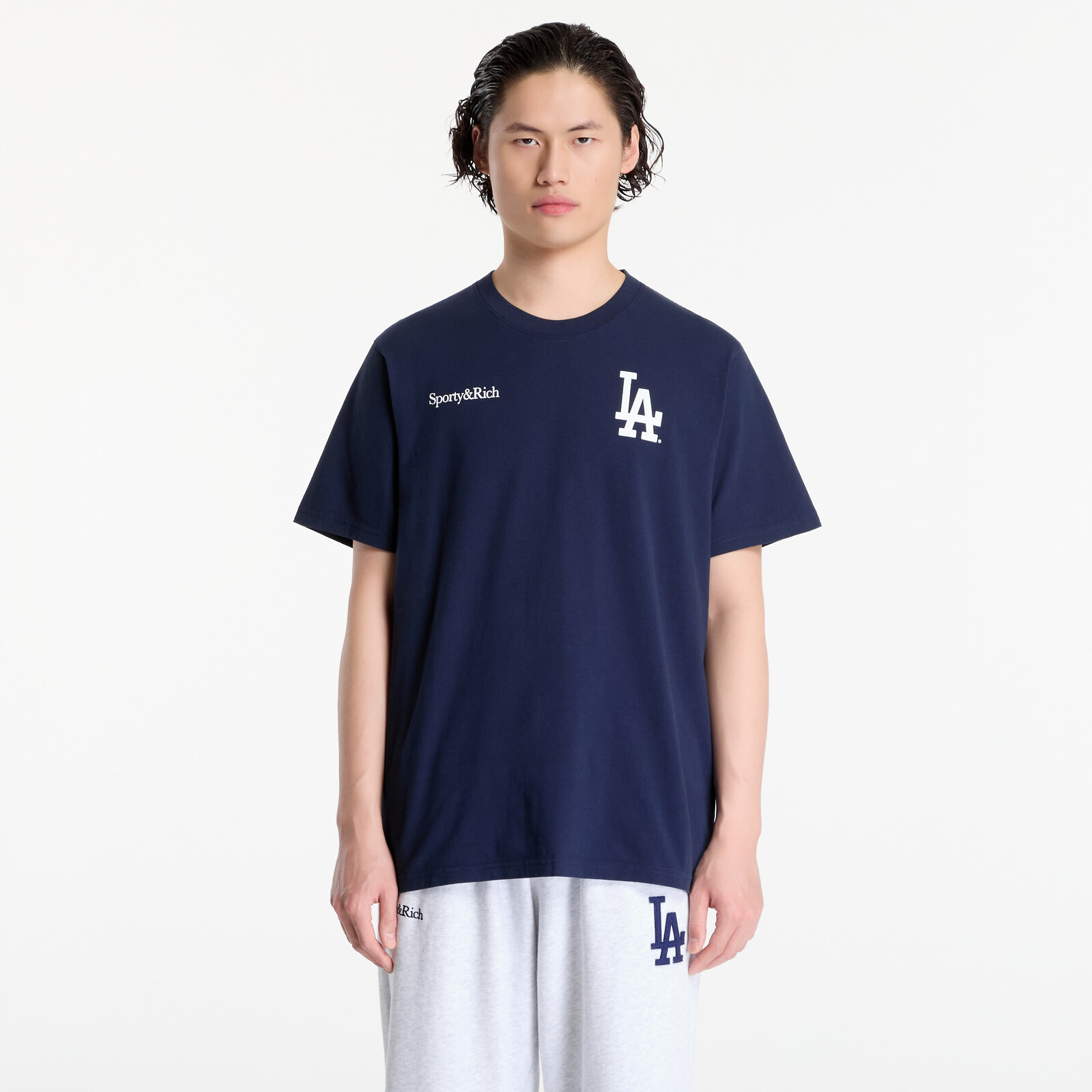 T-shirt Sporty & Rich Dodgers Serif Tshirt UNISEX Dark Navy L