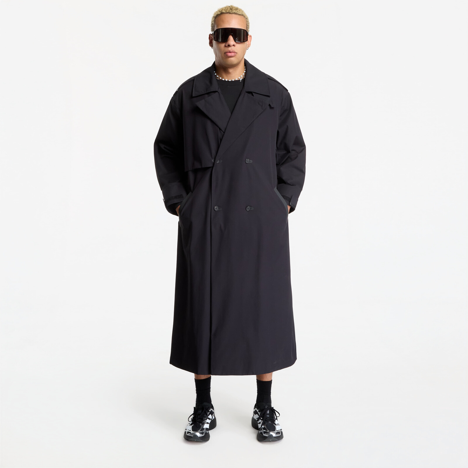 Coat adidas x entire studios Uniform Trenchcoat Black M