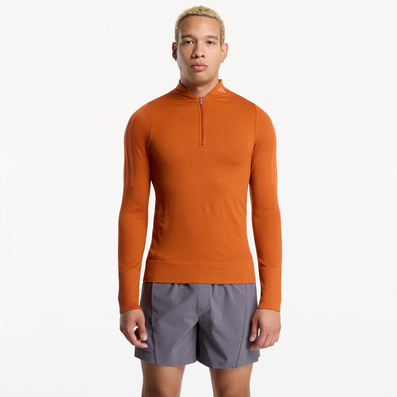 T-shirt adidas x entire studios Uniform Flatknit Long sleeve Fox Red M