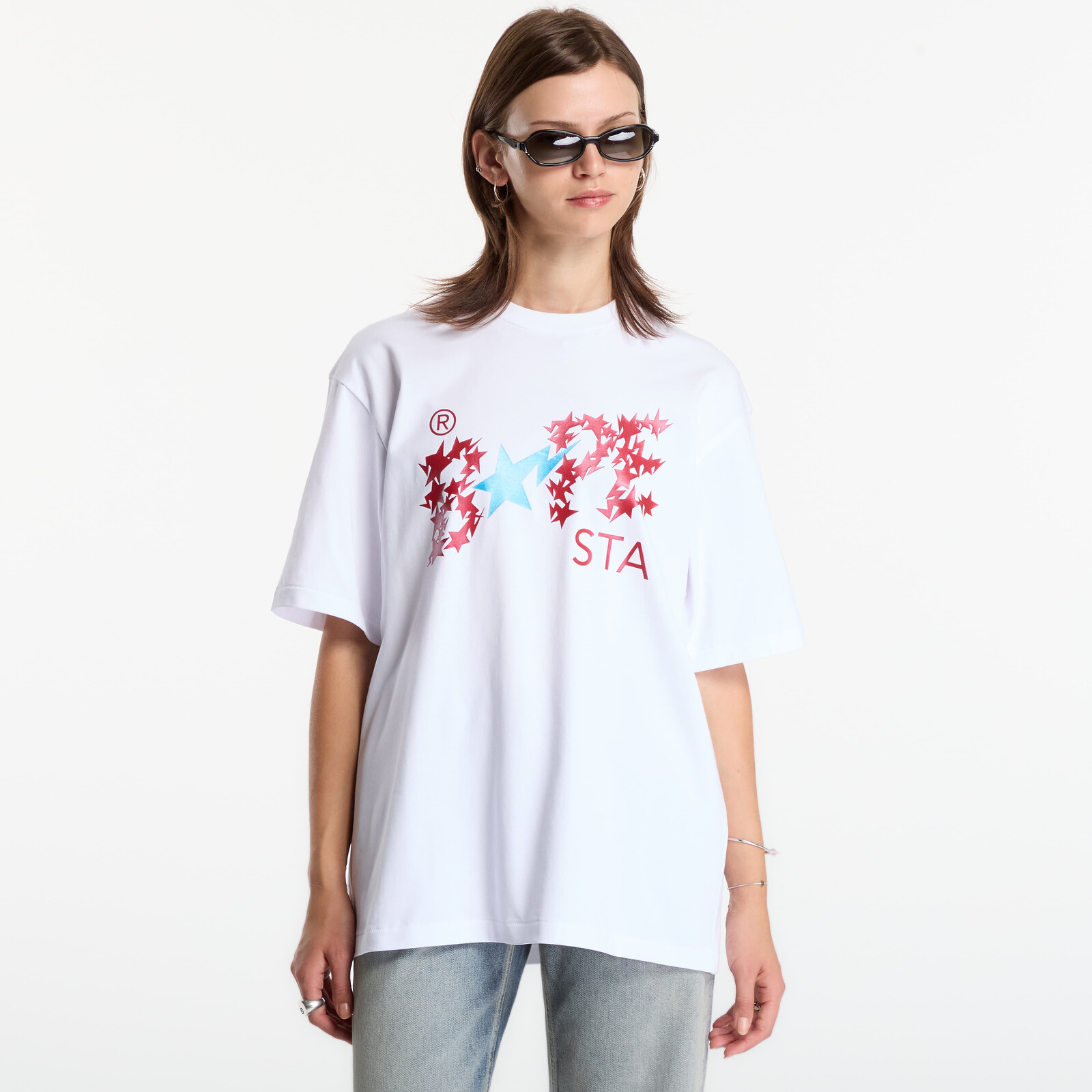 T-shirt A Bathing Ape Metallic Bape Sta Logo Relaxed Fit Tee UNISEX White S
