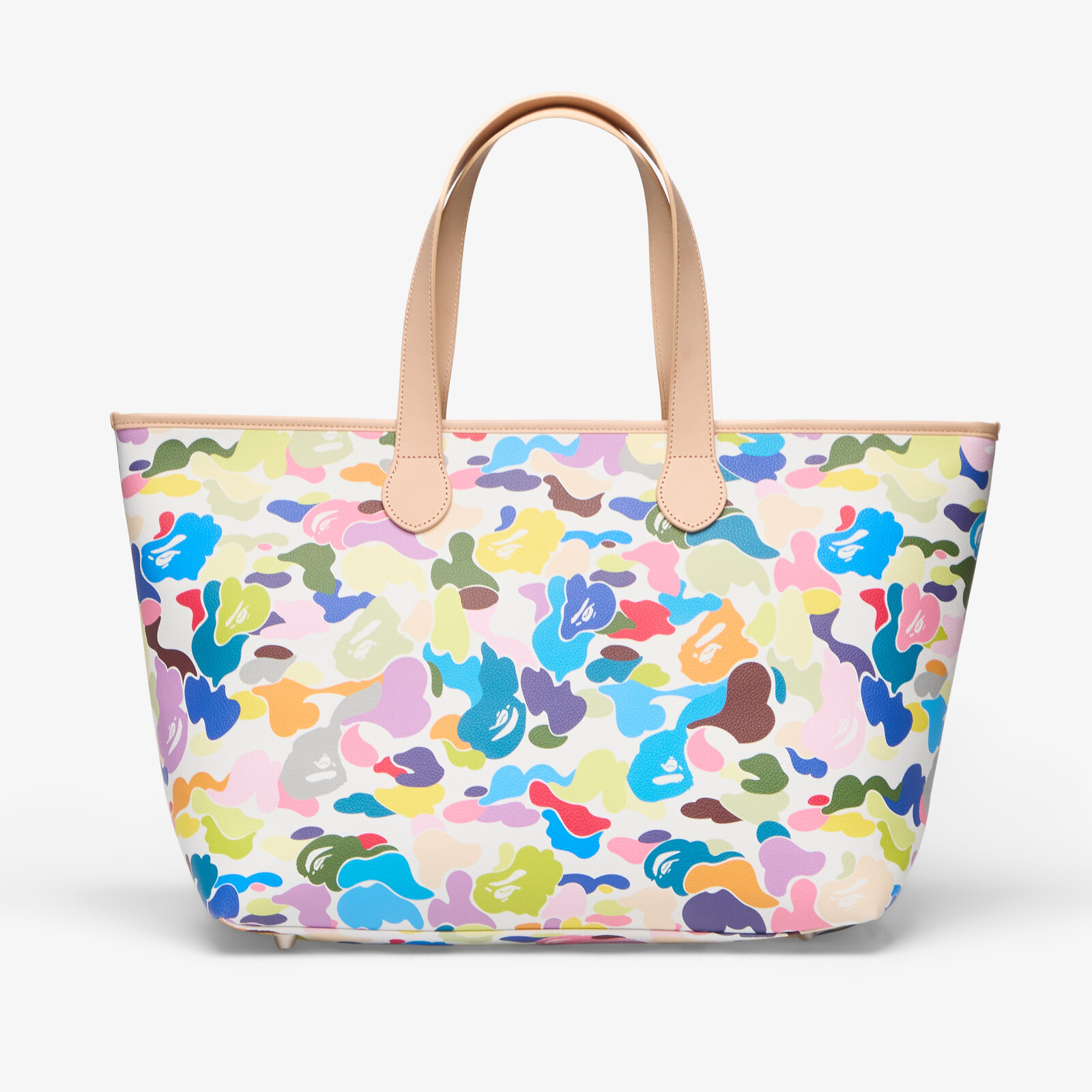 Bag A Bathing Ape Multi Camo Tote Bag White Universal