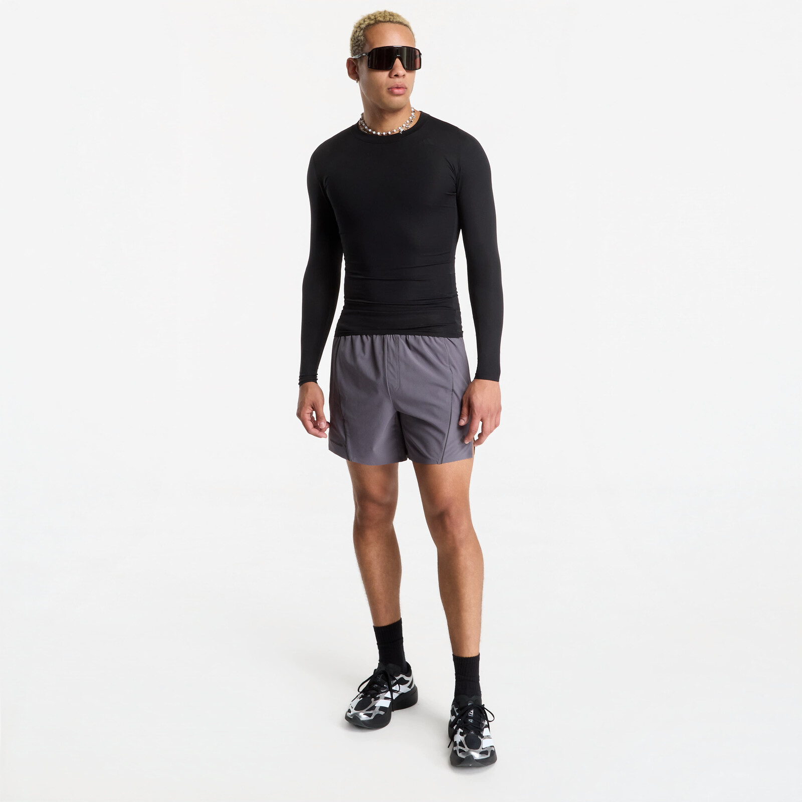 T-shirt adidas x entire studios Techfit Training Long sleeve Black S