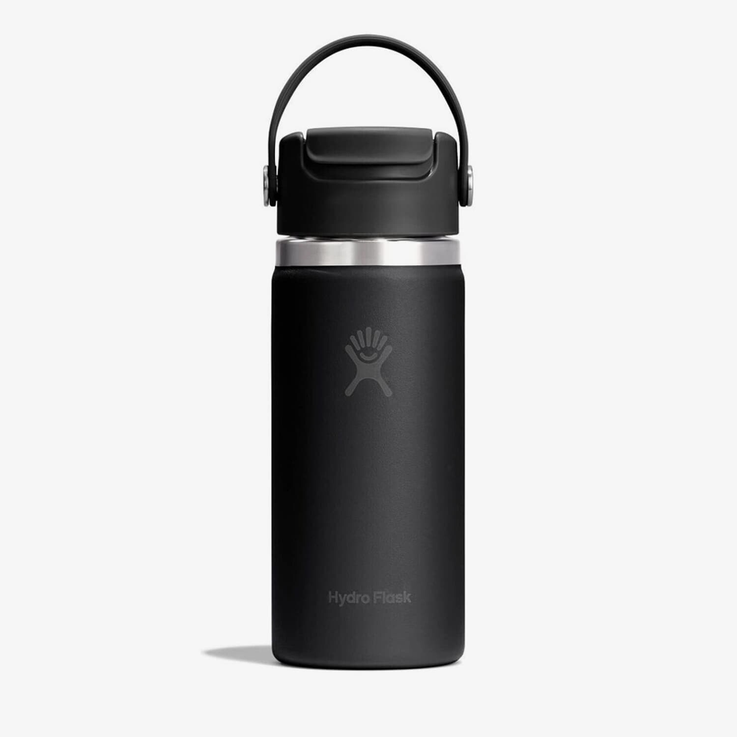 Bottle Hydro Flask 473 ml Travel Mug Flip Sip Cap Black Universal