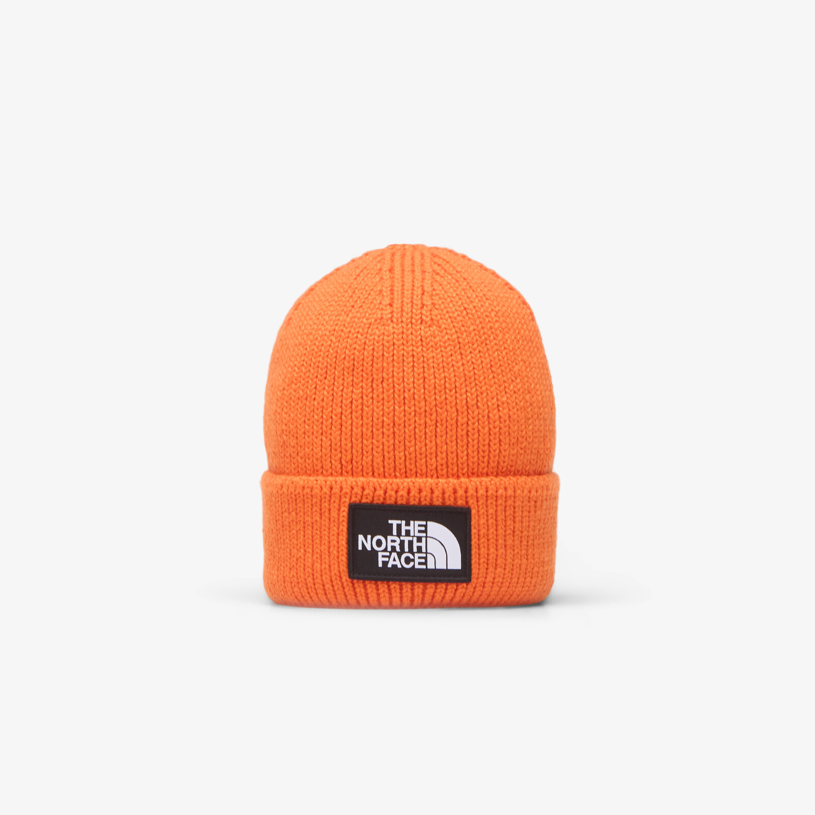 The North Face TNF Logo Box Cuffed Beanie TNF Orange Universal