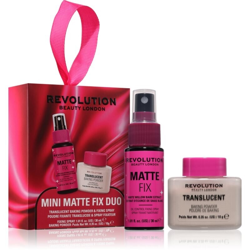 Revolution Mini Matte Fix Duo gift set for the face for women 1 pc