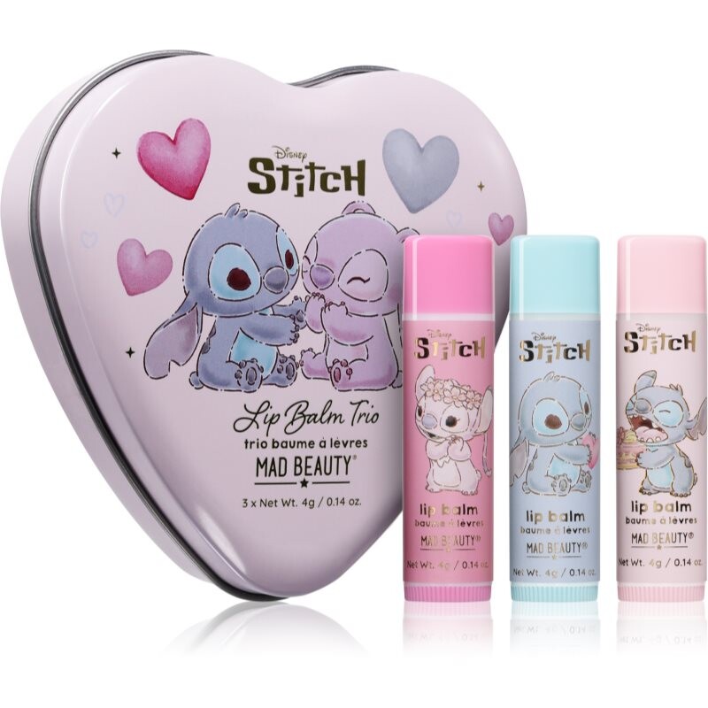 Mad Beauty Disney Stitch lip balm set