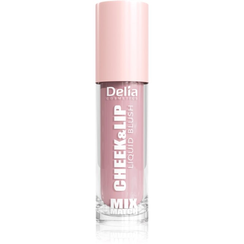 Delia Cosmetics Mix&Match Cheek & Lip Liquid Blush liquid blusher for lips and cheeks shade 03 4 ml