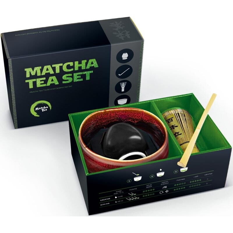 Matcha Tea Matcha Set Profi Kaito gift set for drink preparation