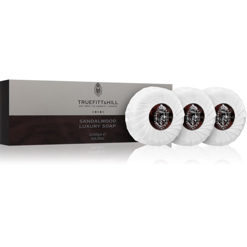 Truefitt & Hill Sandalwood set of bar soaps 3x150 g