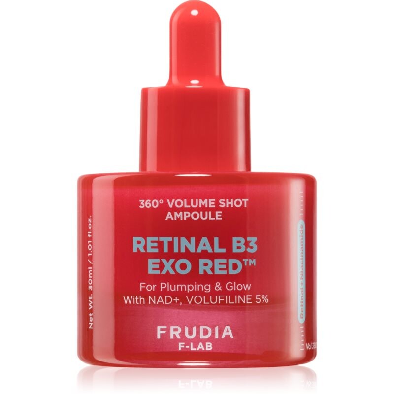 Frudia Retinal B3 Exo Red 360° Volume Shot Ampoule brightening face serum for increased skin elasticity 30 ml