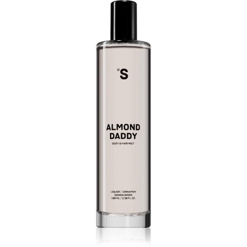 Sister's Aroma Almond Daddy Body & Hair Mist scented mist for body and hair for women 100 ml