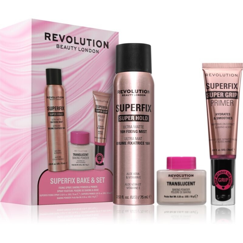 Revolution Superfix Bake Set gift set for the face 1 pc