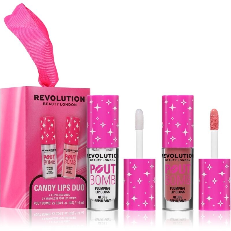 Revolution Candy Lips Duo gift set for lips for women 1 ml